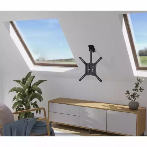 Стойка за таван HAMA TV, регулируемa, 165 см (65"), 220877