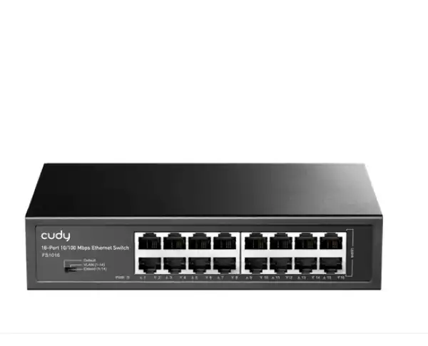 Суич Cudy FS1016, 16 портов, 10/100Mbps, Metal Switch