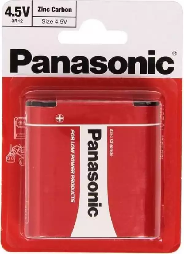 Цинк карбонова батерия GP  3R12 /1 бр. в опаковка/ блистер  4.5V PANASONIC