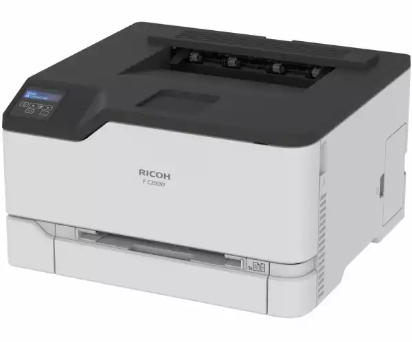 Цветен лазерен принтер RICOH P C200W, USB 2.0, LAN, WiFi, A4, 24 ppm