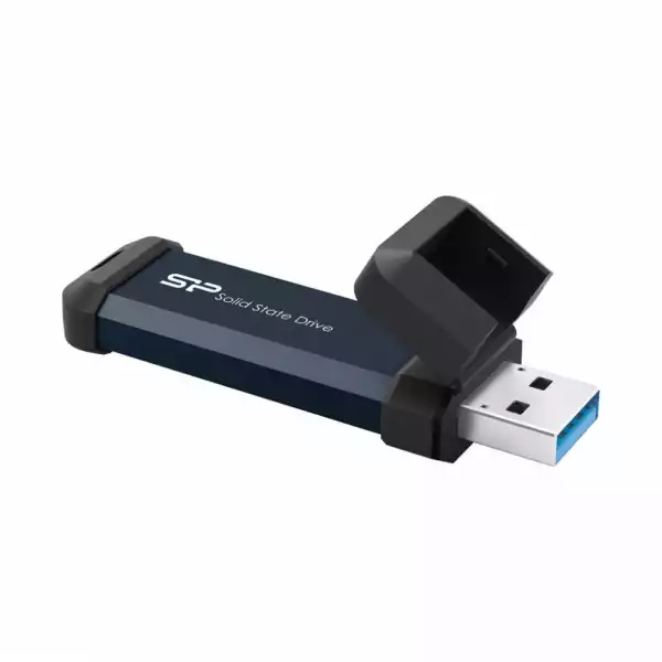 Външен SSD Silicon Power MS60 Blue, 250GB, USB-A 3.2 Gen2