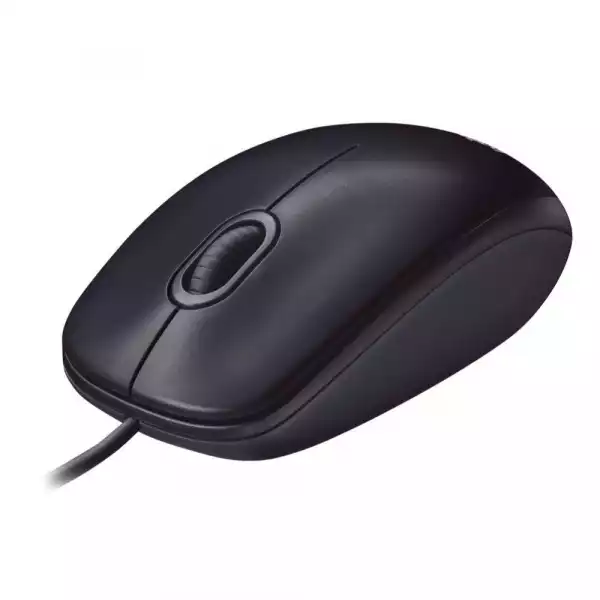 Жична оптична мишка LOGITECH M90, USB, Черен