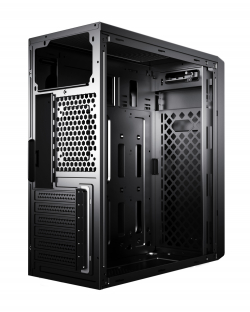 Настолен компютър Fly System Home Base, 500 W, 500 W, Radeon RX 550, 240 GB, черен
